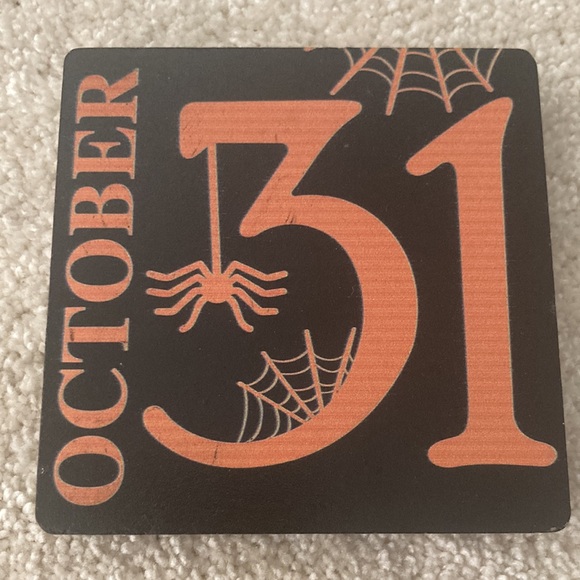 Rustic Wooden Halloween Decoration Bundle Great Condition - Picture 6 of 8